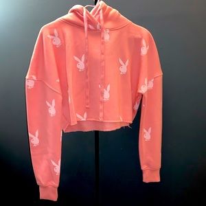 COPY - Playboy Crop Hoodie